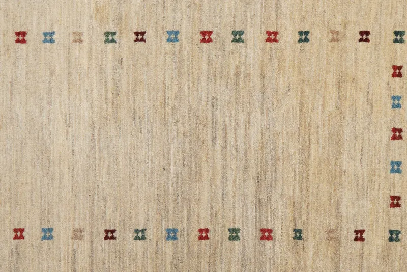 Rizbaf · Handgeknüpft – Beige, 181x125 cm