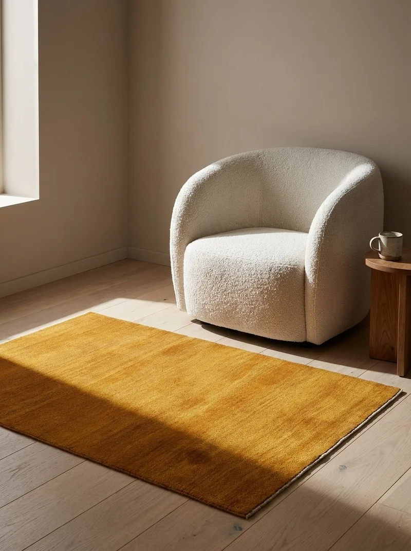 Gabbeh Sonnat · Handgeknüpft – Gelb, 172x114 cm