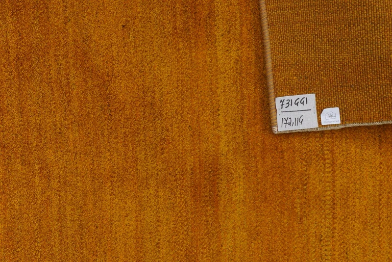 Gabbeh Sonnat · Handgeknüpft – Gelb, 172x114 cm