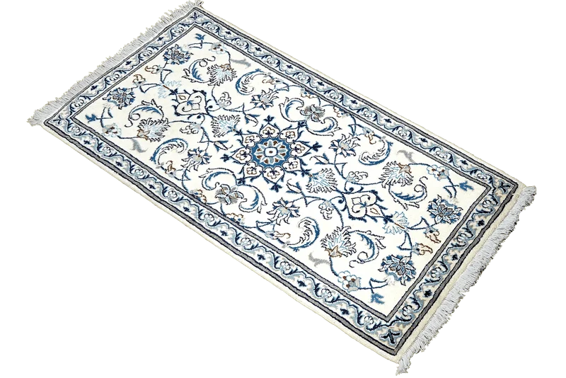 Nain 12La · Handgeknüpft – Beige, 139x68 cm