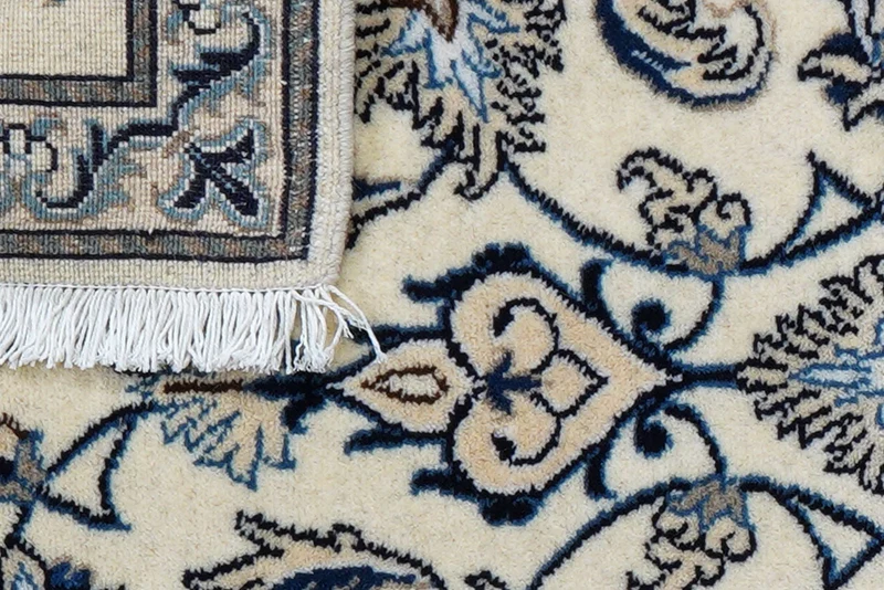 Nain 12La · Handgeknüpft – Beige, 139x68 cm