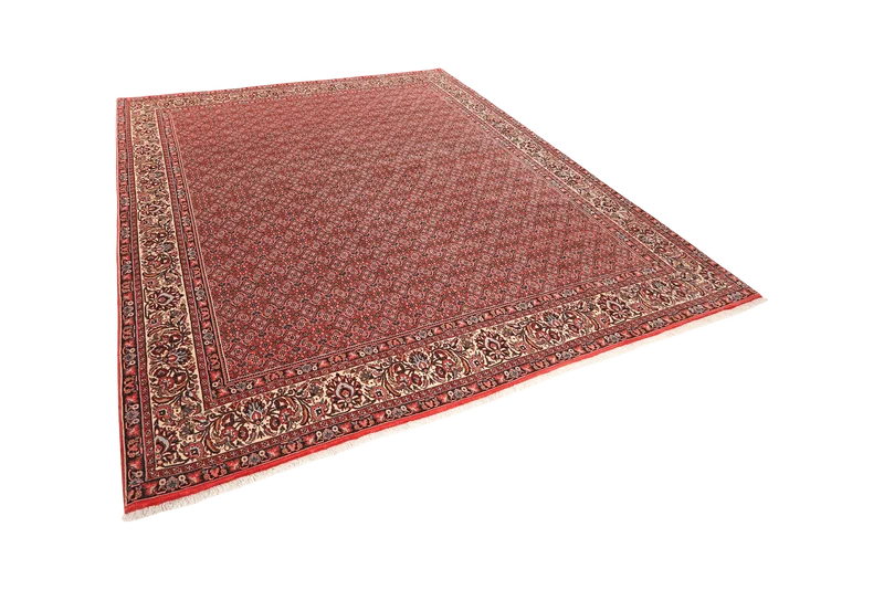 Bidjar · Handgeknüpft – Rot, 303x255 cm