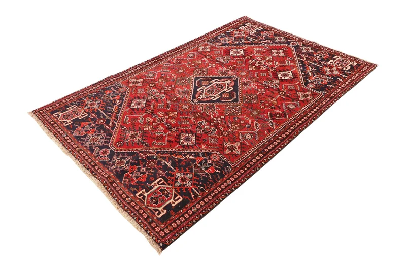 Gashgai · Handgeknüpft – Rot, 195x117 cm