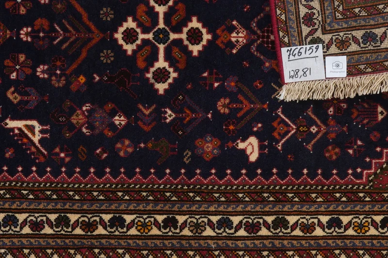 Nasrabad · Handgeknüpft – Blau, 128x81 cm