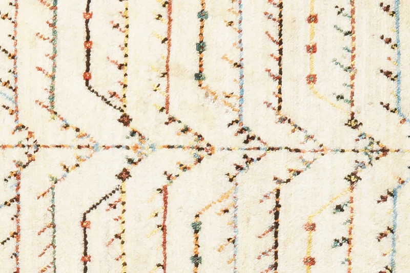 Rizbaf · Handgeknüpft – Beige, 134x86 cm
