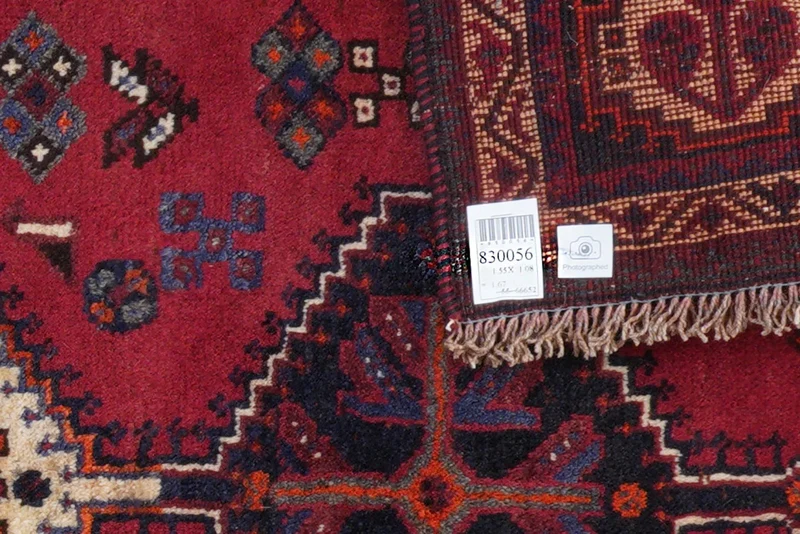 Gashgai · Handgeknüpft – Rot, 155x108 cm