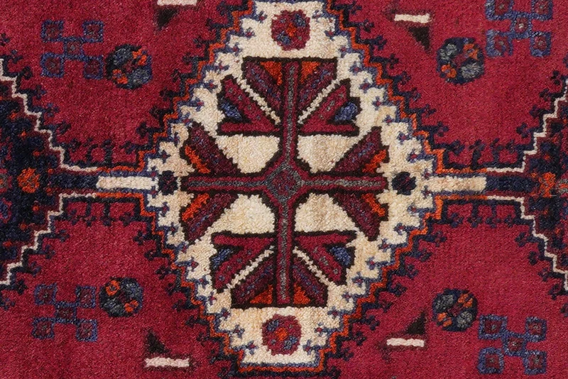 Gashgai · Handgeknüpft – Rot, 155x108 cm