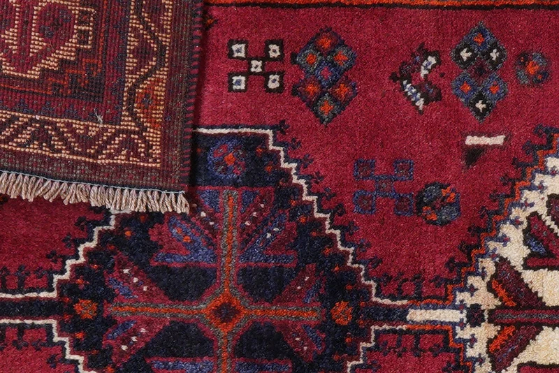 Gashgai · Handgeknüpft – Rot, 155x108 cm