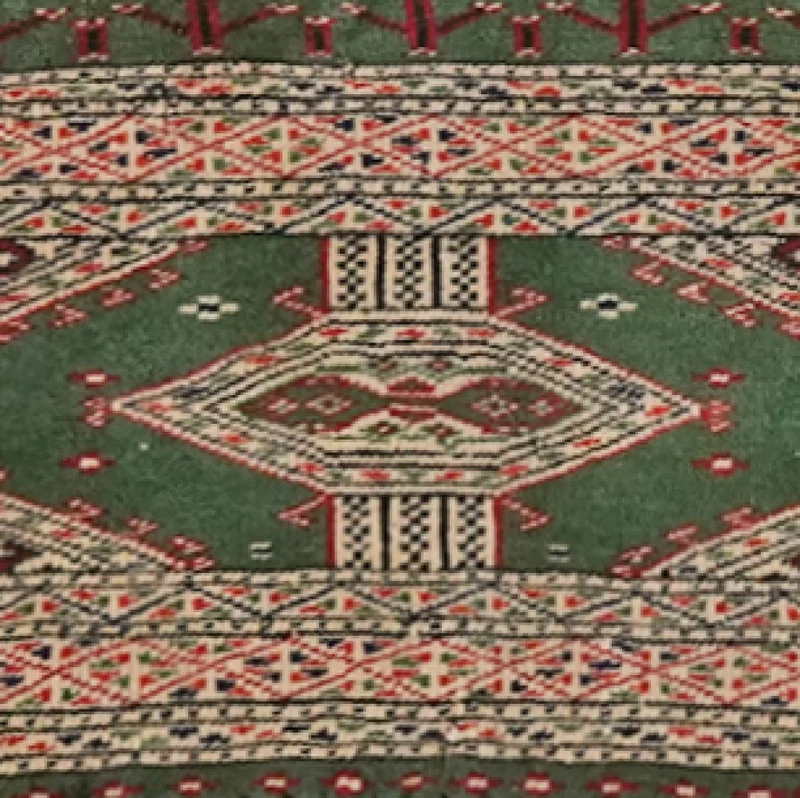 Tasche · Handgefertigt – Grün, 35x86 cm