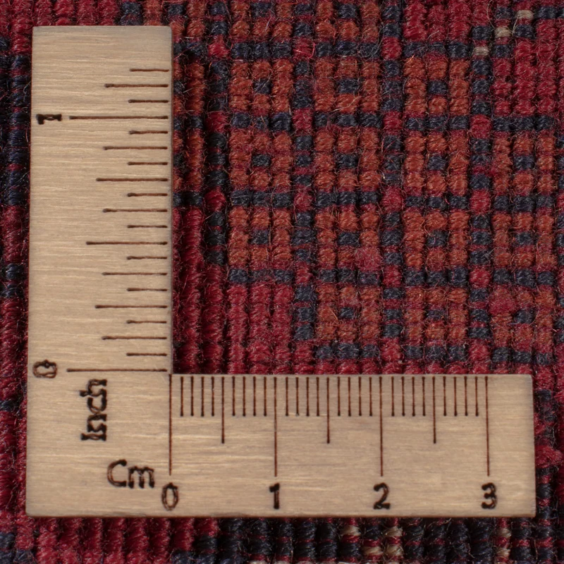 Afghan Teppich 206x297cm - Orientteppich - dunkelrot