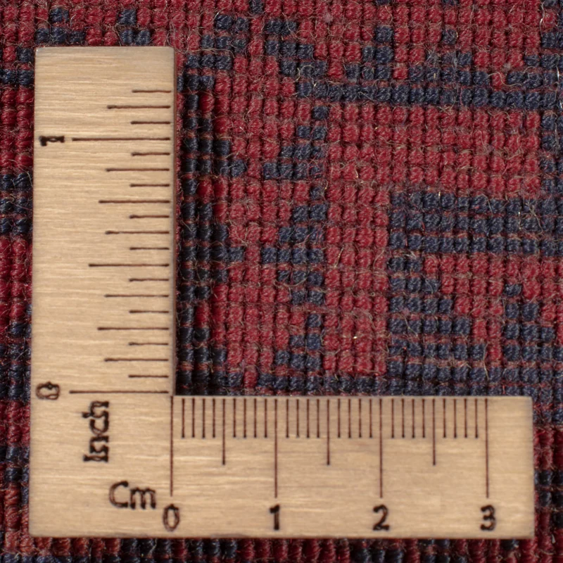 Afghan Teppich 201x303cm - Orientteppich - dunkelrot
