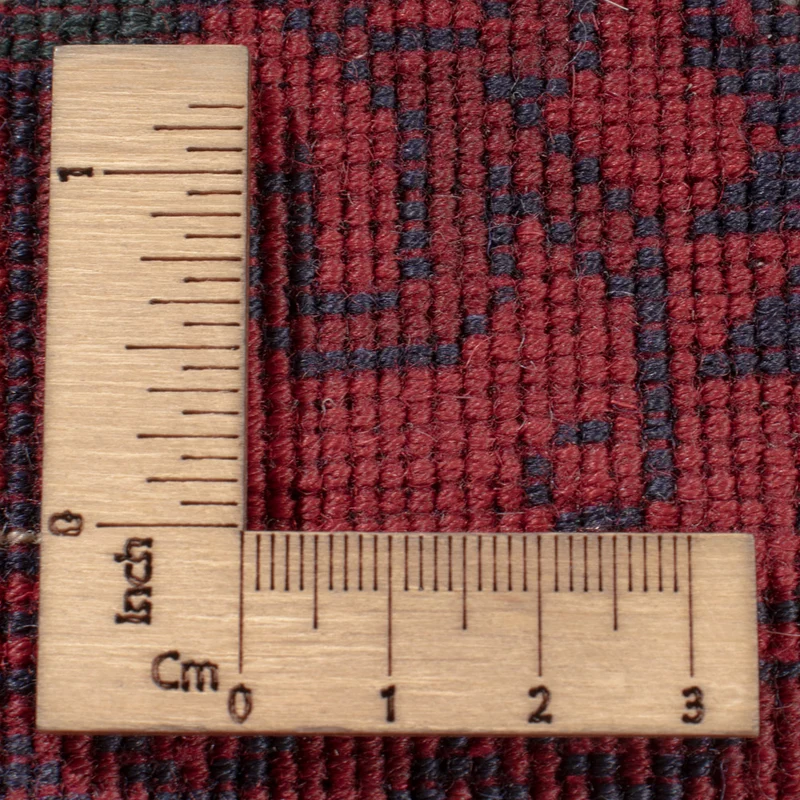 Afghan Teppich 201x301cm - Orientteppich - dunkelrot