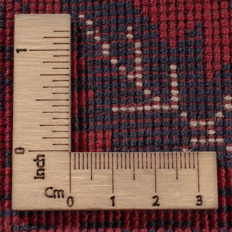 Afghan Teppich 202x300cm - Orientteppich - dunkelrot
