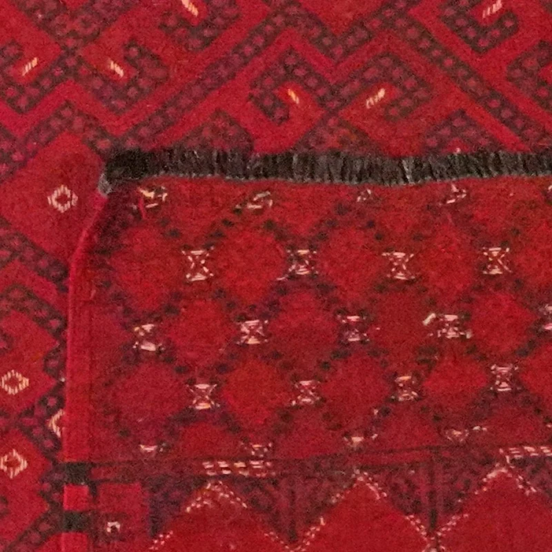 Kelim Turkman · Handgewebt – Rot, 330x207 cm