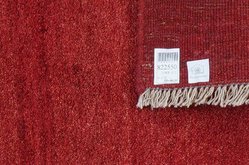 Gabbeh · Handgeknüpft – Rot, 98x71 cm