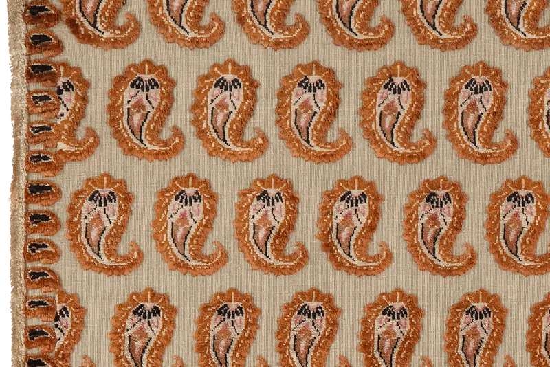 Kashan · Handgeknüpft – Grau, 55x95 cm