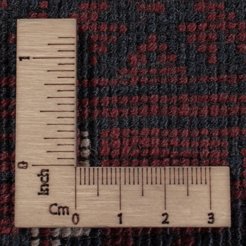 Afghan Teppich 150x249cm - Orientteppich - dunkelrot