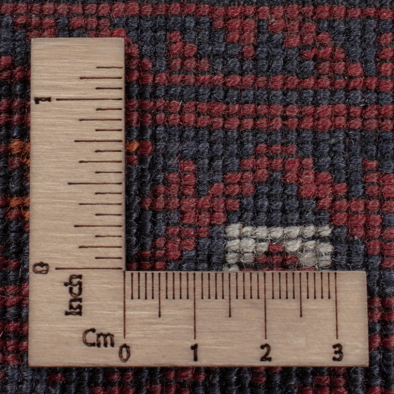 Afghan Teppich 156x241cm - Orientteppich - dunkelrot