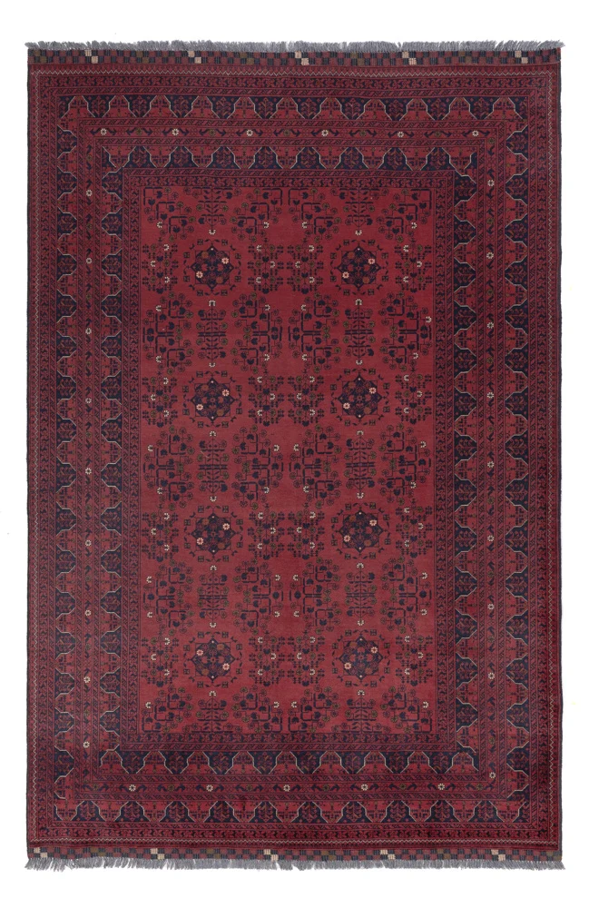 Khal Mohammadi Teppich 204x300cm - Orientteppich - dunkelrot