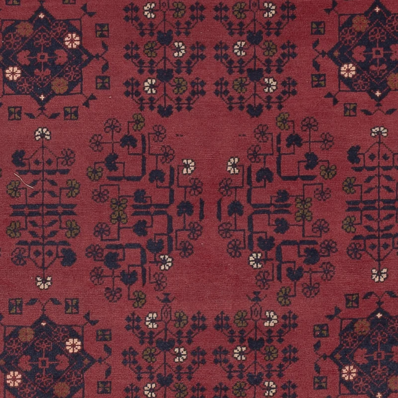 Khal Mohammadi Teppich 204x300cm - Orientteppich - dunkelrot