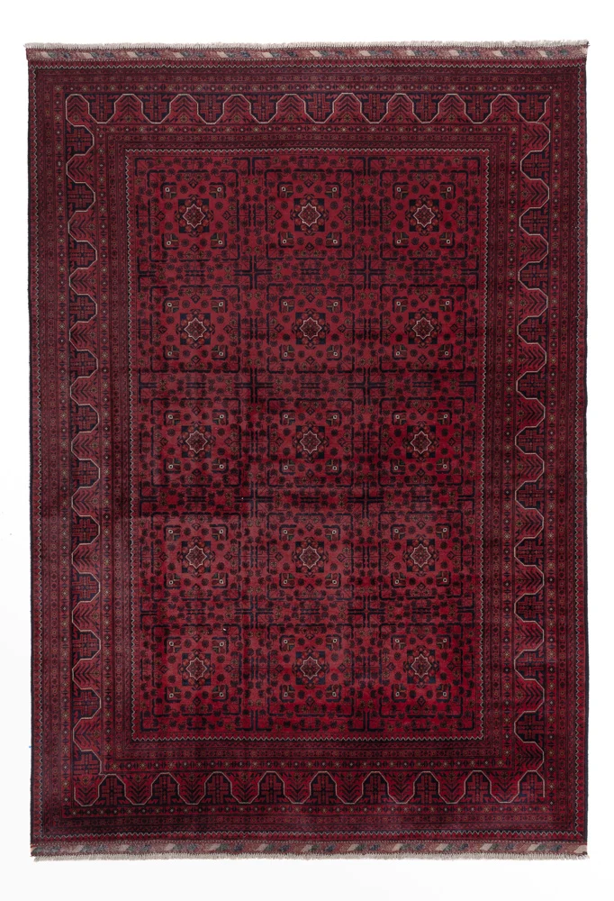 Khal Mohammadi Teppich 207x296cm - Orientteppich - dunkelrot