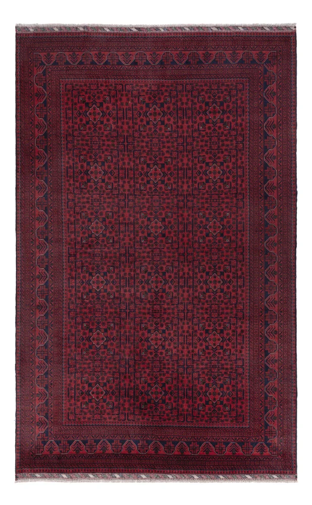 Khal Mohammadi Teppich 200x306cm - Orientteppich - dunkelrot