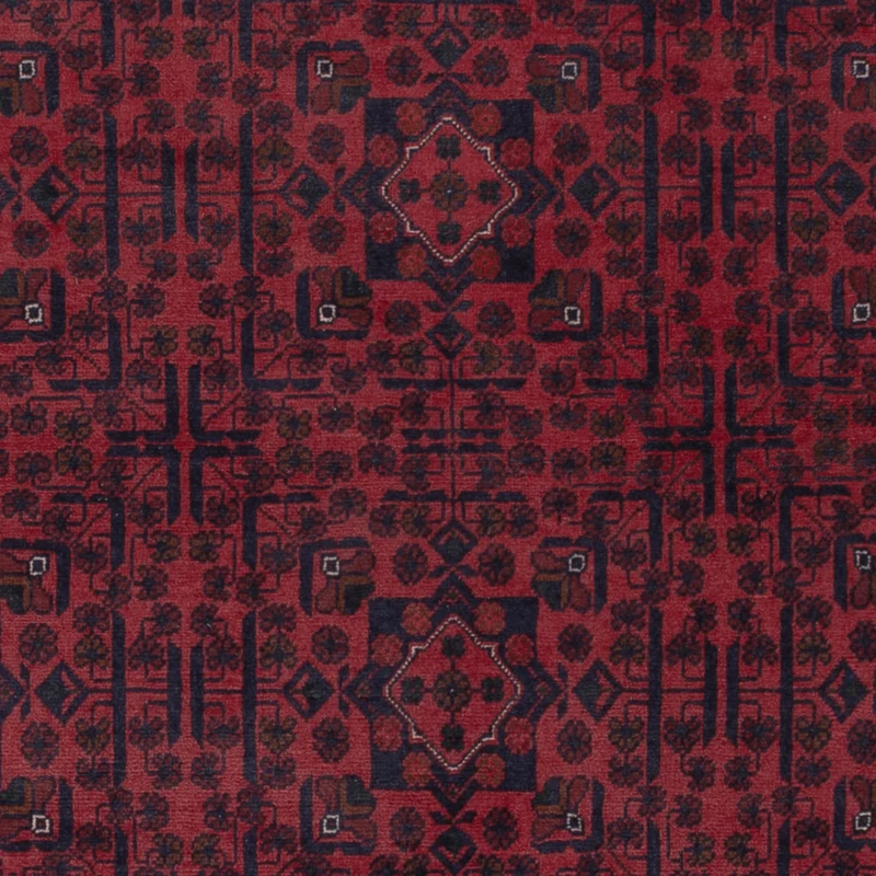 Khal Mohammadi Teppich 200x306cm - Orientteppich - dunkelrot
