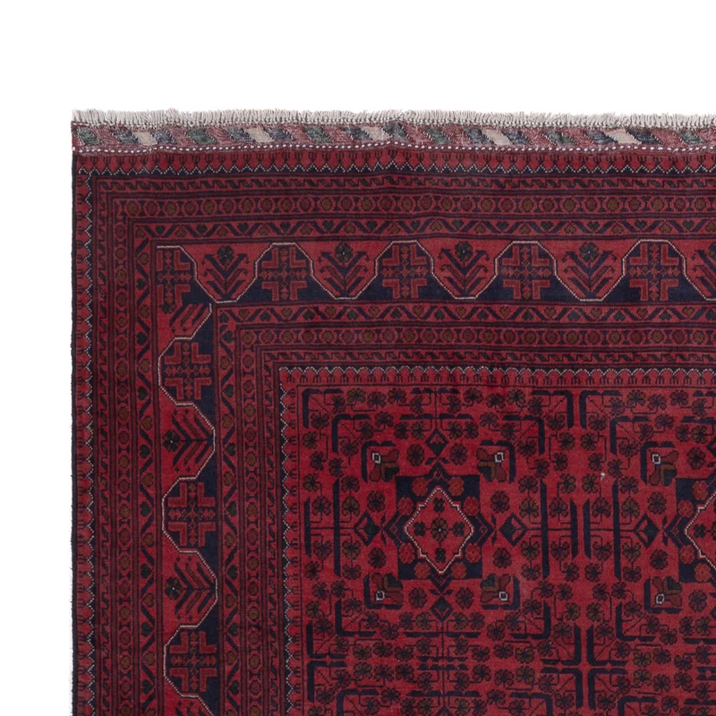 Khal Mohammadi Teppich 200x306cm - Orientteppich - dunkelrot