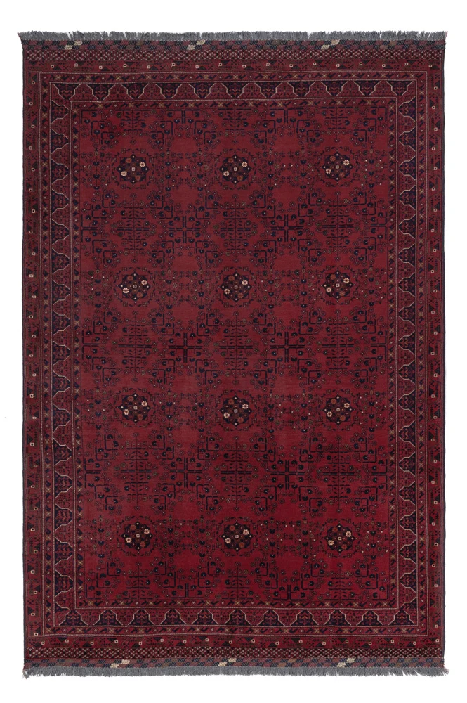 Khal Mohammadi Teppich 202x298cm - Orientteppich - dunkelrot