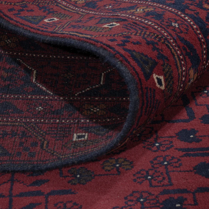 Khal Mohammadi Teppich 202x298cm - Orientteppich - dunkelrot