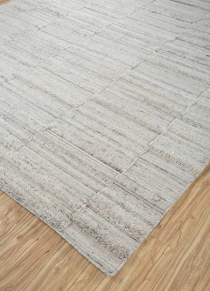 Wollteppich - 240 x 300 cm - weiß