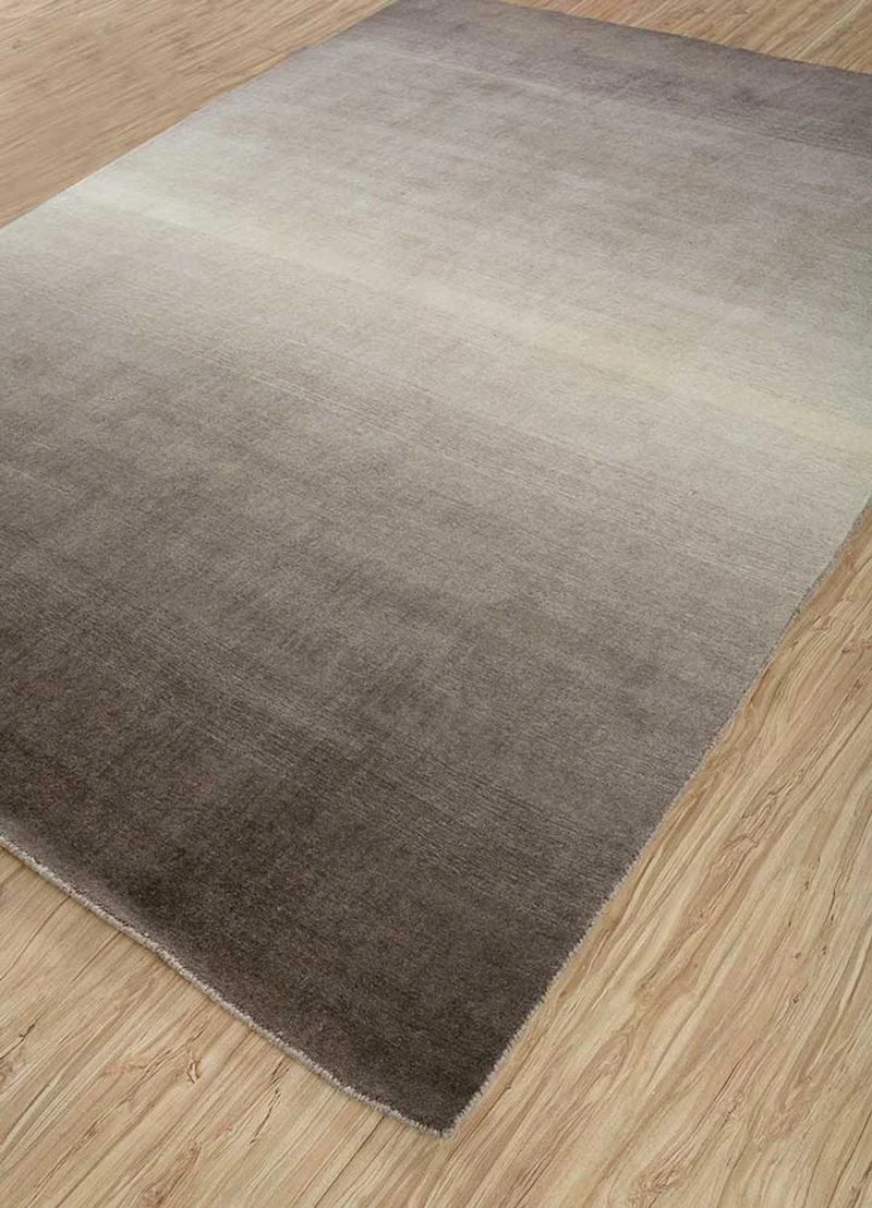 Wollteppich - 180 x 270 cm - dunkelbeige