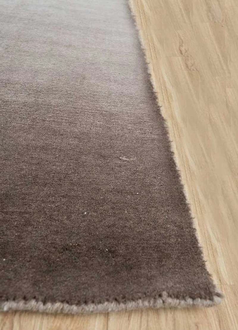 Wollteppich - 180 x 270 cm - dunkelbeige