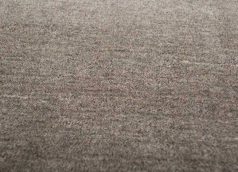 Wollteppich - 180 x 270 cm - dunkelbeige