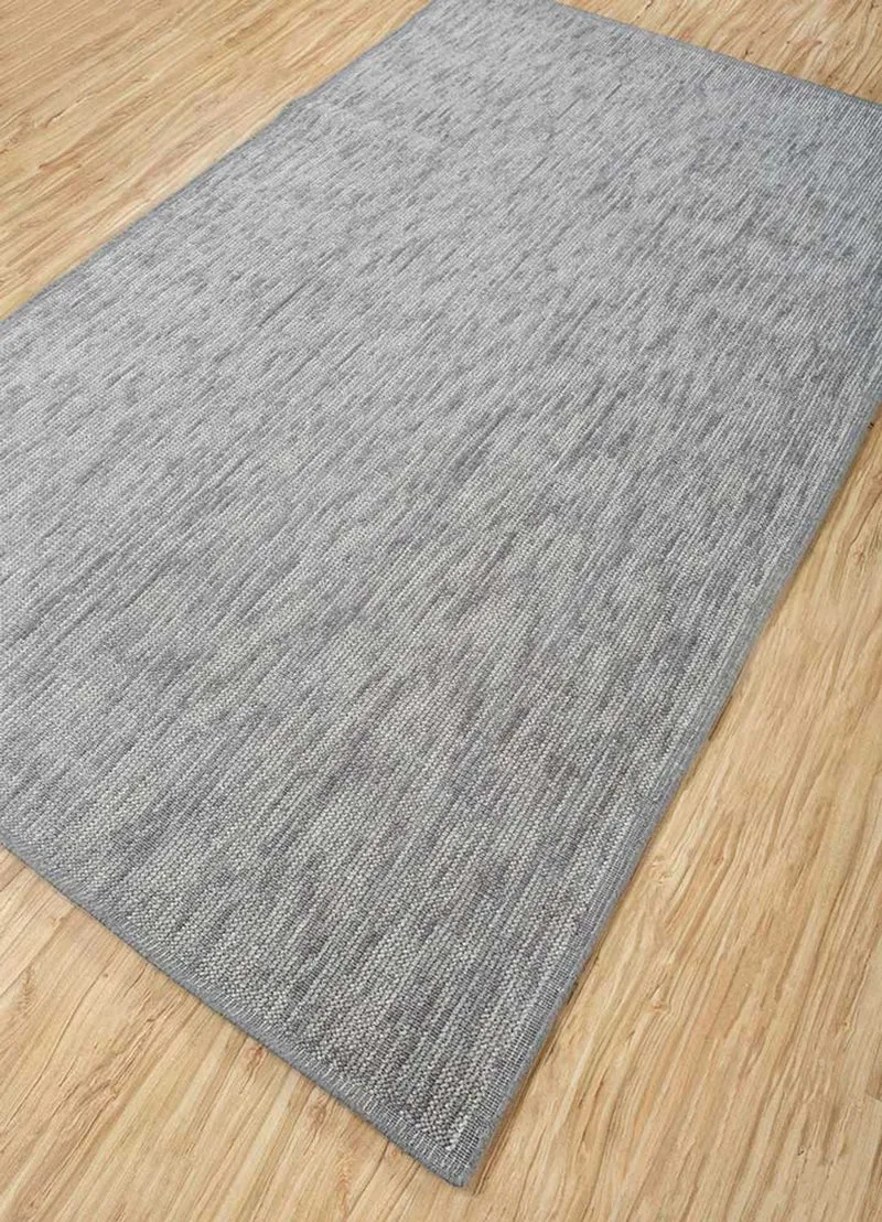 Wollteppich - 150 x 240 cm - grau