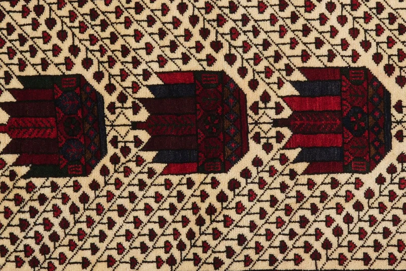 Shahsavan · Handgeknüpft – Beige, 196x128 cm