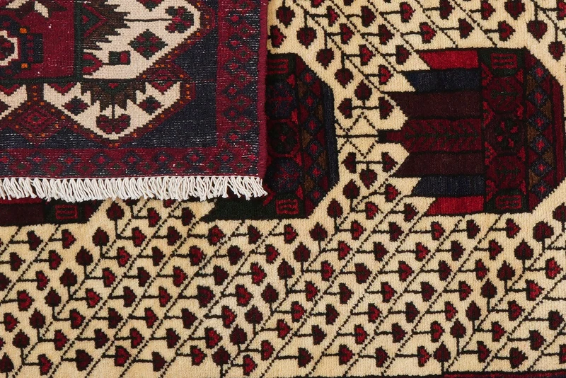 Shahsavan · Handgeknüpft – Beige, 196x128 cm
