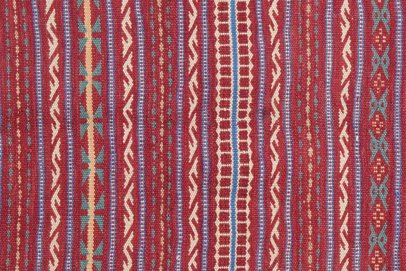 Kelim Kordi · Handgewebt – Rot, 243x167 cm