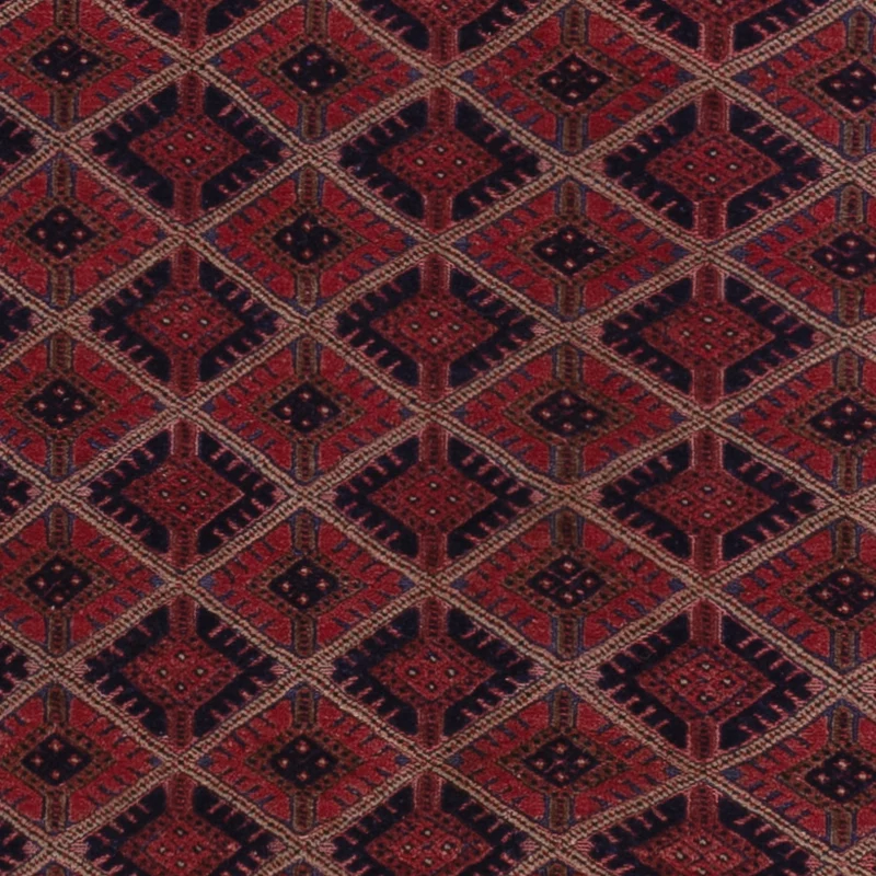 Kelim Afghan Teppich 151x209cm - dunkelrot