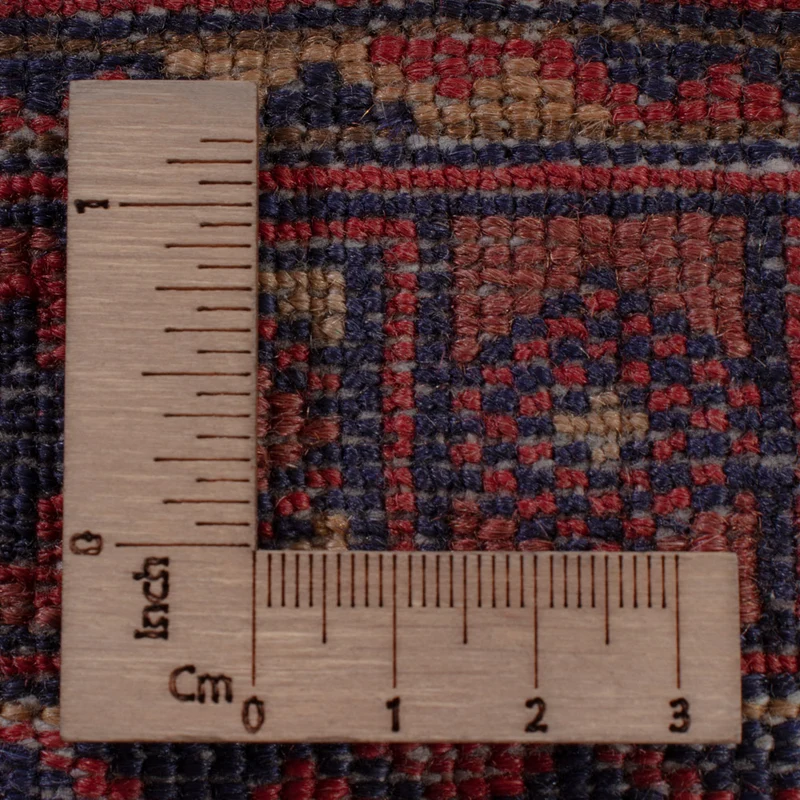 Kelim Afghan Teppich 159x196cm - dunkelrot