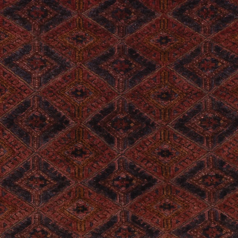 Kelim Afghan Teppich 161x196cm - dunkelrot
