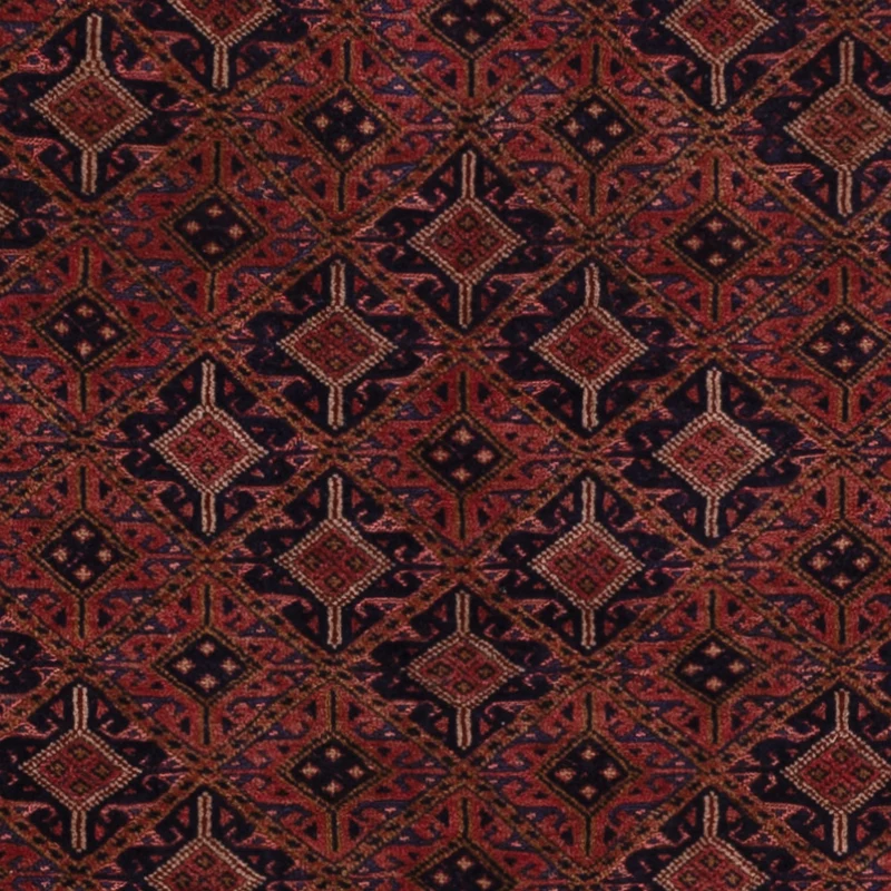 Kelim Afghan Teppich 161x197cm - dunkelrot
