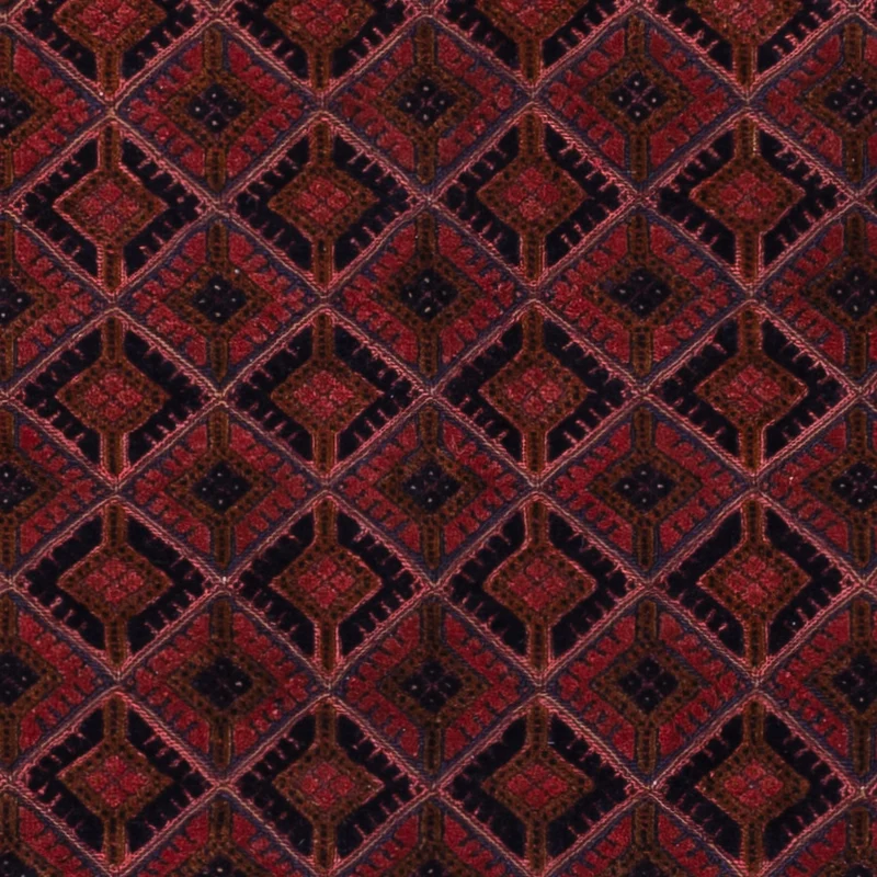 Kelim Afghan Teppich 153x204cm - dunkelrot
