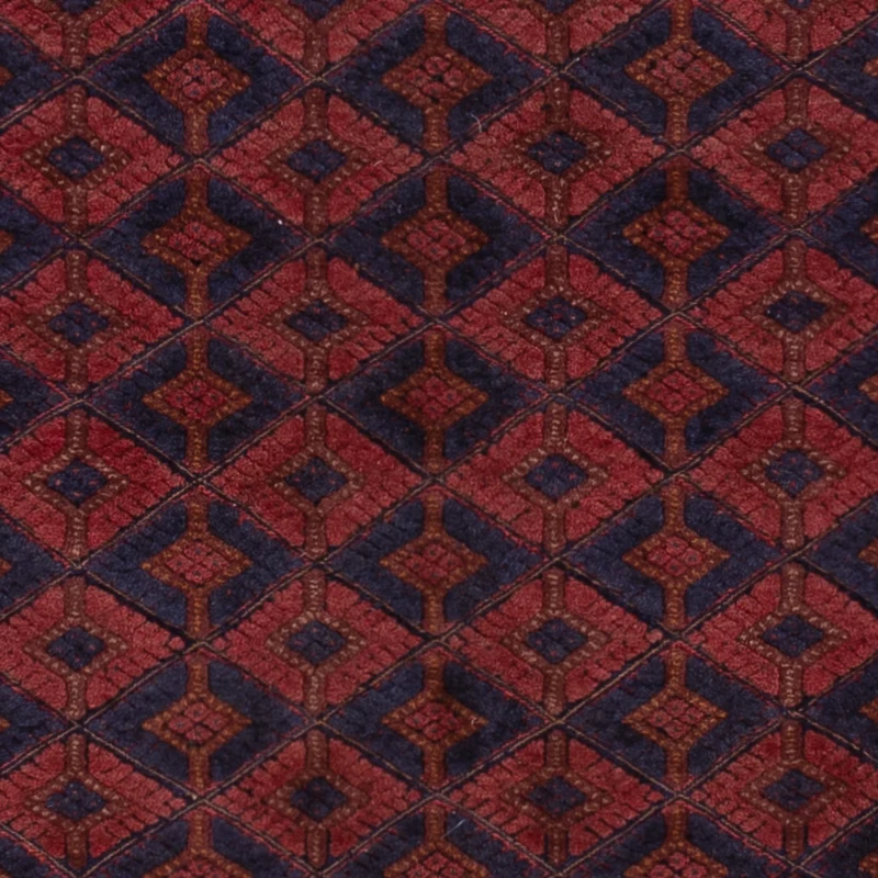 Kelim Afghan Teppich 156x200cm - dunkelrot