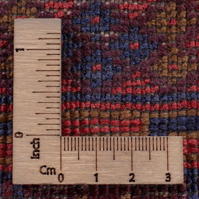 Kelim Afghan Teppich 155x205cm - dunkelrot