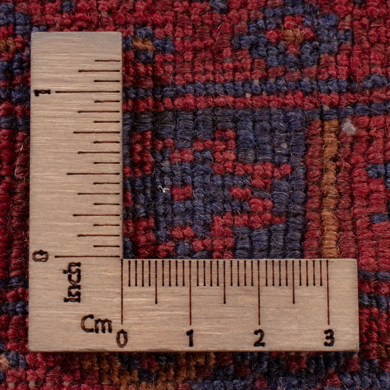 Kelim Afghan Teppich 160x194cm - dunkelrot