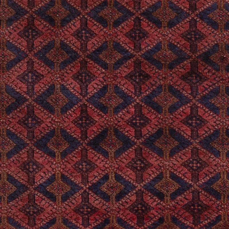Kelim Afghan Teppich 155x205cm - dunkelrot