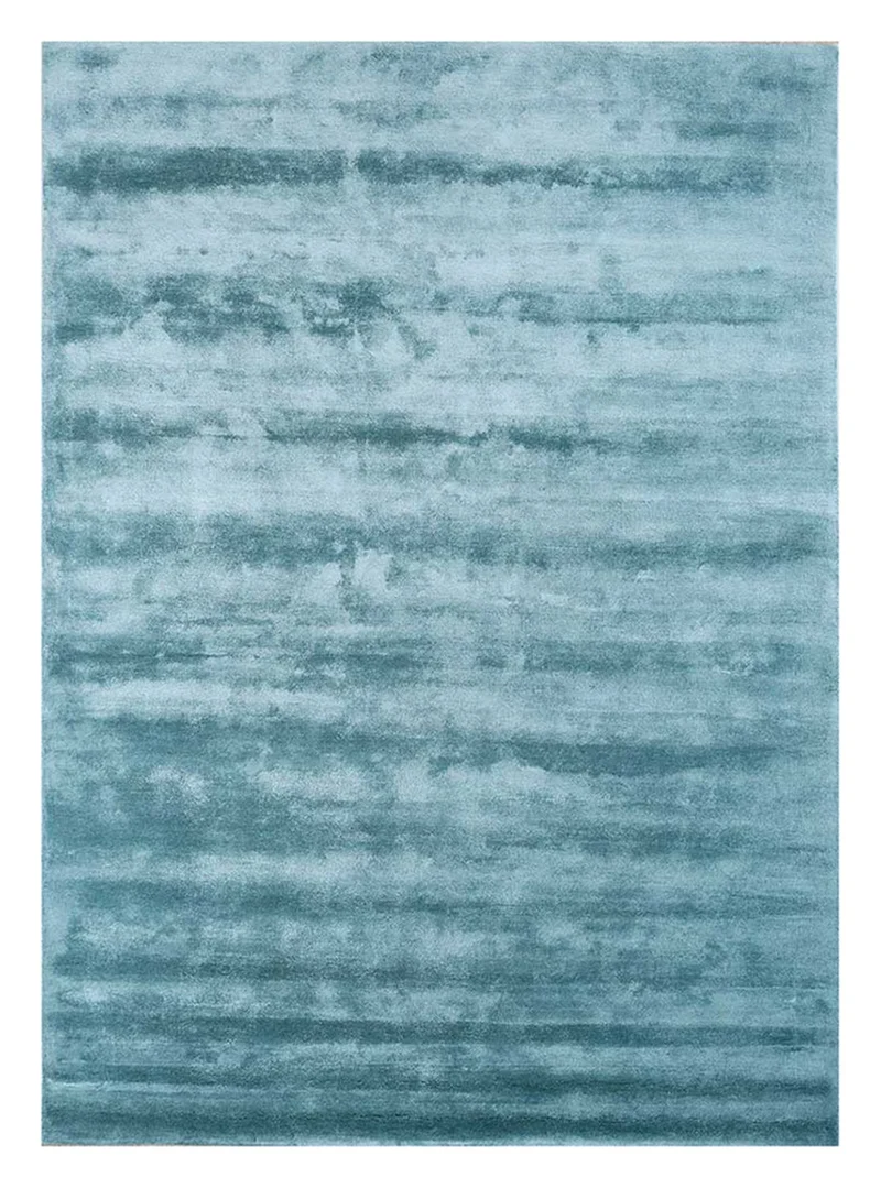Wollteppich - 180 x 270 cm - hellblau