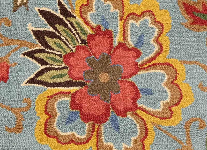 Wollteppich - 150 x 240 cm - mehrfarbig