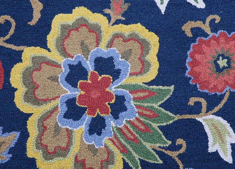 Wollteppich - 240 x 300 cm - mehrfarbig